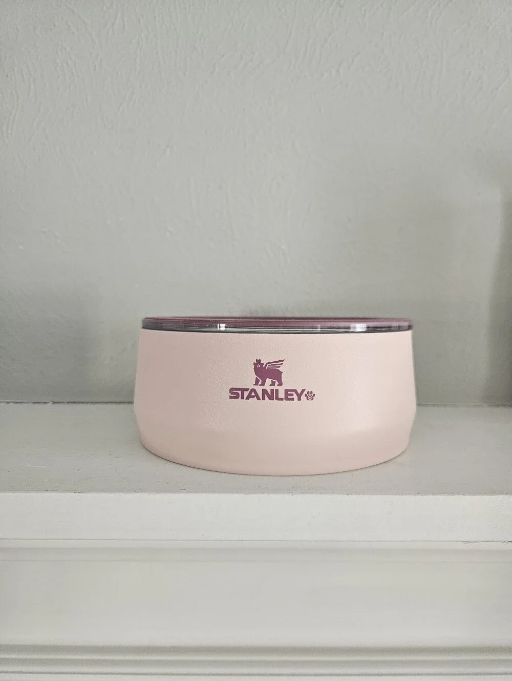 NWT Target Exclusive Stanley 24 Ounce Pet Bowl With Lid- Western Pink